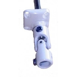 Mini bloc guide Genouillère Angulaire-Blanc-Carré de 6 mm D871NGCarré de 6 ZURFLUH-FELLER