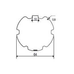 Tube ZF 64 MM-Longueur 3 mètres T643000TubesZURFLUH-FELLER