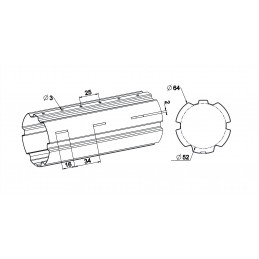 Tube ZF 64 MM-Longueur 3 mètres T643000TubesZURFLUH-FELLER