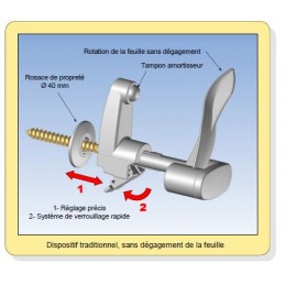 ARRET DE VOLET COMTOIS COMPOSITE BLANC -VOLET SIMPLE ARK3002B1Volets BattantsMPM