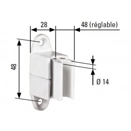 Bloqueur Réglable pour Manivelle de Diamètre 12-15 mm 2001949Bloqueurs SIMU-ACCESSOIRES